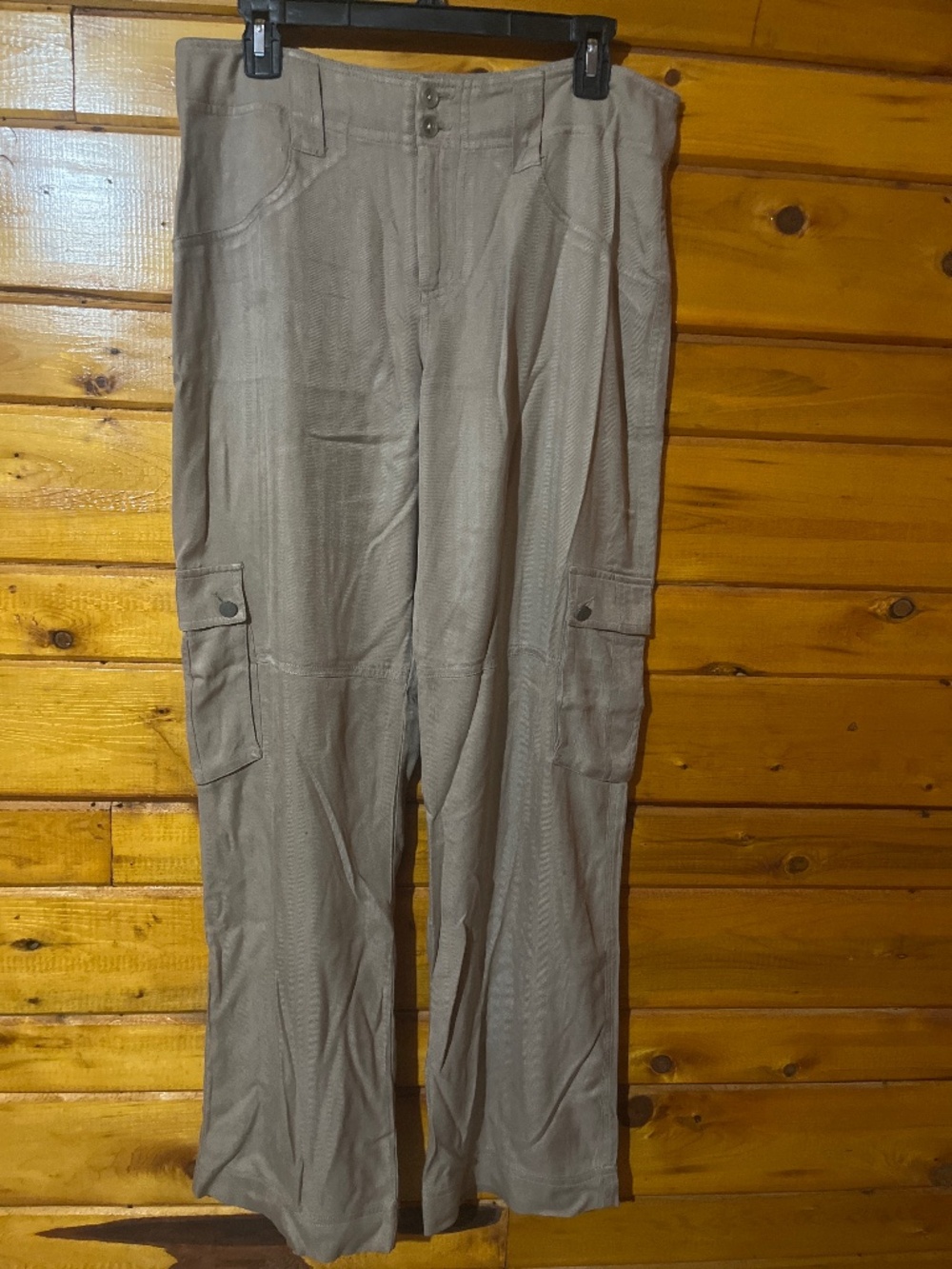 100% Silk Cargo Pants
